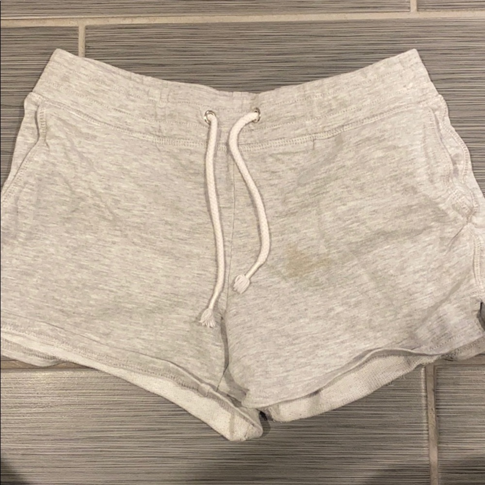 Workout grey short shorts